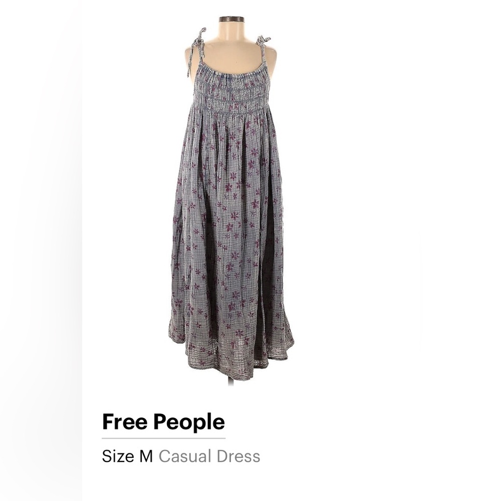 NWT 💜 Free People Azure Lilac Tempest Combo Dress size M